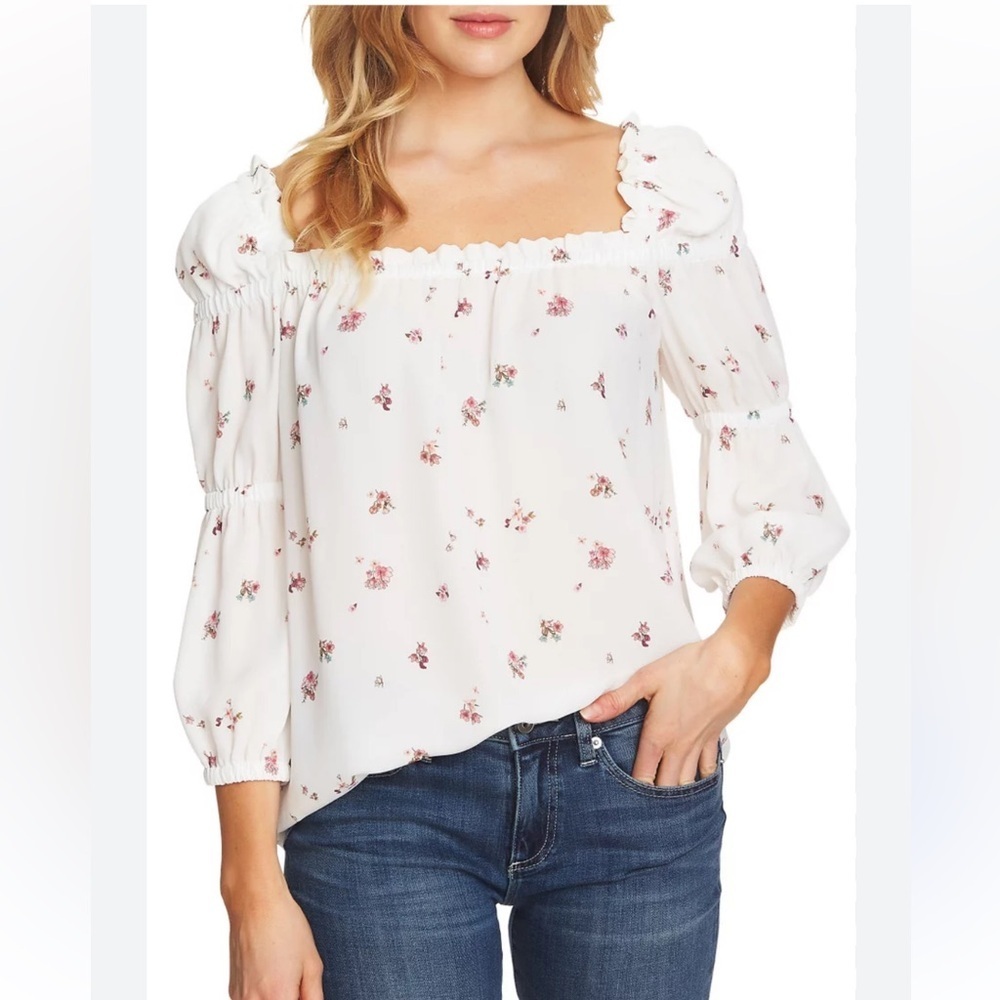 Cece Floral Blouse‎
